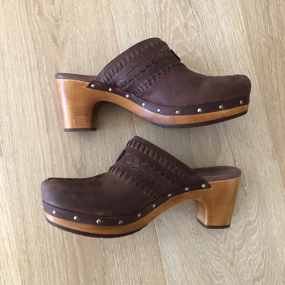 UGG Leather Clogs